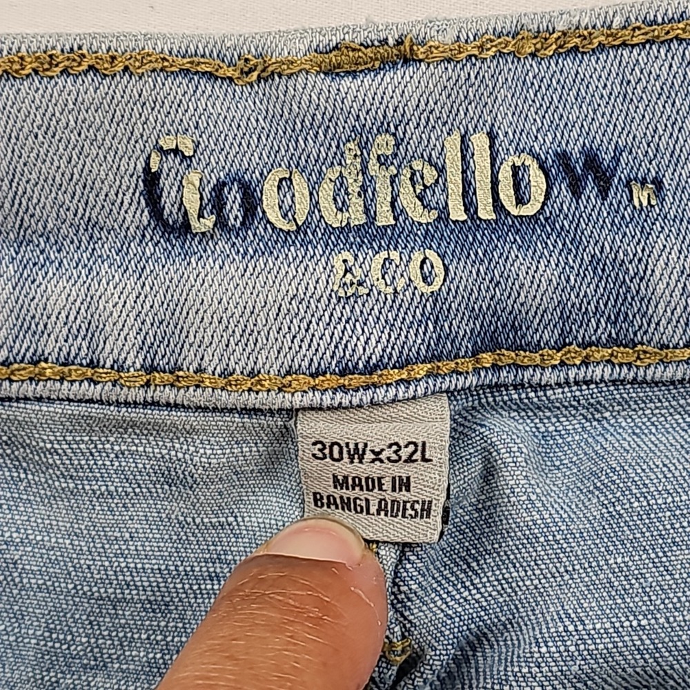 Goodfellow & Co Men's  Slim Straight Leg 30X32 Jeans Blue  Stretch Denim - Picture 3 of 10
